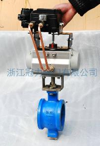 氣動V型調節球閥能為工業干什么？